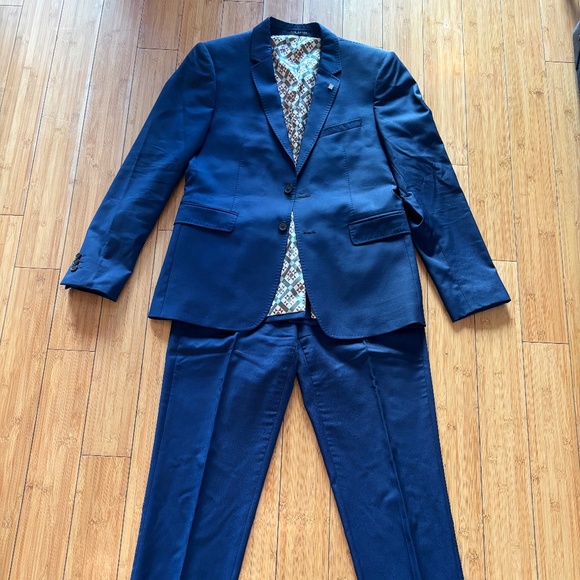 Ted Baker Navy Blue Suit